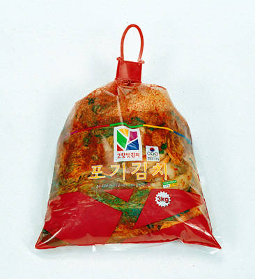 Chilled Korean Vinyl Bagged Kimchi
